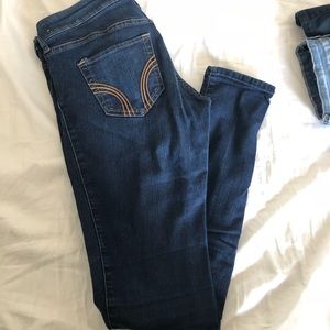 Dark wash hollister jeans